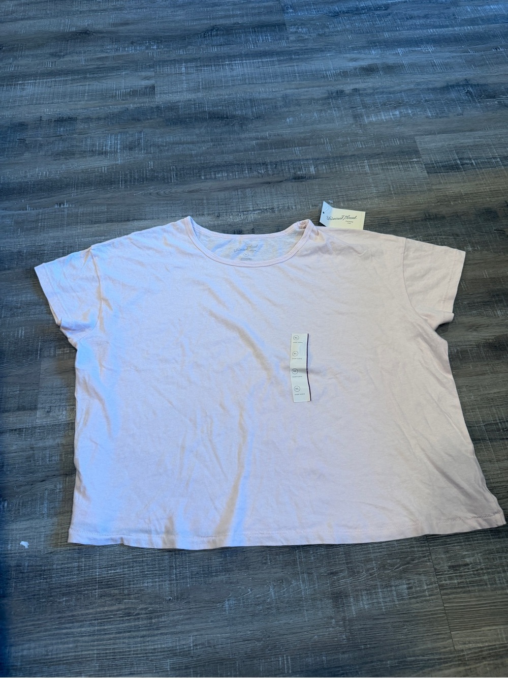Universal Thread Light Pink Boxy Crop Tee